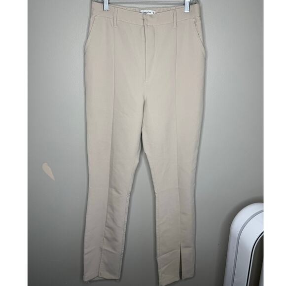 Abercrombie & Fitch Split Hem Flare Trouser Womens Workwear Pants Size 6/28 - Picture 2 of 8